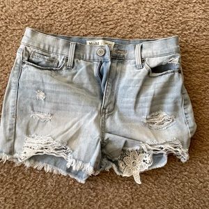 Mudd High Waisted Jean Shorts